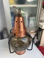 Oude koperen hanglamp, Antiek en Kunst, Antiek | Lampen, Ophalen of Verzenden