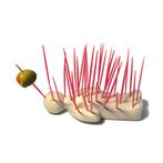 2x "Who Do Voodoo" van Fred - Cocktailprikkerhouder, Gebruikt, -, -, Ophalen of Verzenden