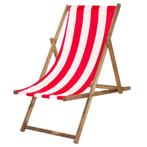 Houten Ligstoel | Strandstoel | Ligstoel | Verstelbaar | Beu, Ophalen, Zo goed als nieuw