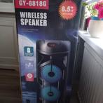 Nieuwe Karaoke Feestbox GY-8818G - Draadloze Speaker, Ophalen, Minder dan 60 watt, Overige typen, Overige merken