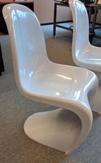 kunstof design stoel, Huis en Inrichting, Stoelen, Ophalen, Gebruikt, Wit, Eén