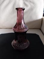 Vintage paarse fles/vaas, Overige kleuren, Verzenden, Minder dan 50 cm, Glas