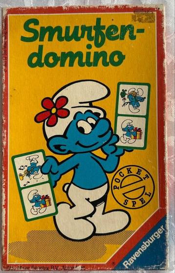 Ravensburger Smurfen domino uit 1983 beschikbaar voor biedingen