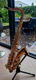 Yanagisawa 902 ongelakte bronzen Tenorsaxofoon, Ophalen of Verzenden, Zo goed als nieuw, Tenor, Met koffer