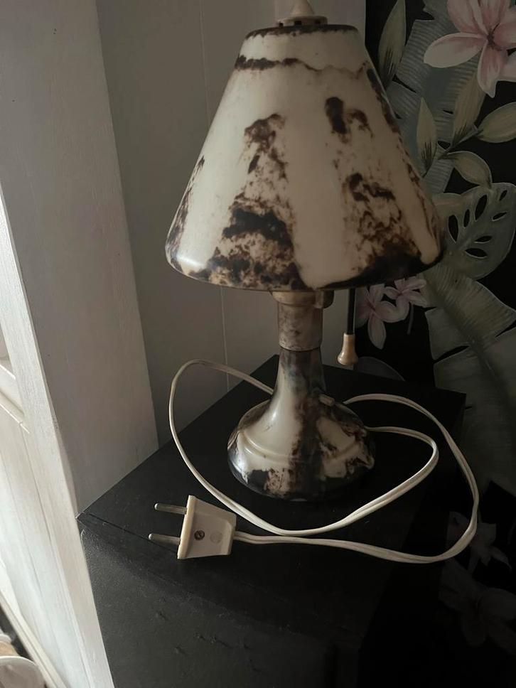 Vintage Bakelieten Tafellamp uit 1928, Huis en Inrichting, Lampen | Vloerlampen, Gebruikt, Minder dan 100 cm, Kunststof, Ophalen of Verzenden