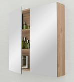 Storke Reflecta spiegelkast ruw eiken 75x75 Nieuw in doos, Ophalen, Spiegelkast, Nieuw, 50 tot 100 cm