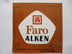 bieretiket Belgie $14-9 (4C) alken kronenbourg, Ophalen of Verzenden, Gebruikt, Overige typen, Overige merken