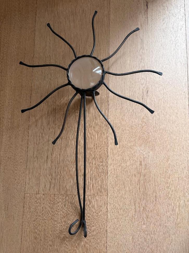 Muurkandelaar, Huis en Inrichting, Woonaccessoires | Kandelaars en Kaarsen, Zo goed als nieuw, Kandelaar, 50 tot 75 cm, Metaal