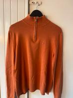 Tommy Hilfiger trui / half zip / oranje / maat M, Maat 48/50 (M), Tommy Hilfiger, Oranje, Ophalen of Verzenden