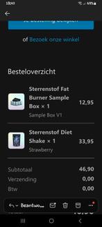 Sterrenstofpakket (burner sample en shake), Ophalen of Verzenden, Nieuw
