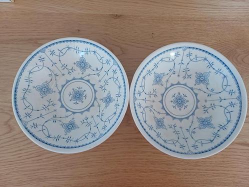 Mooie Franse schaaltjes gemerkt Gien blauw wit, Antiek en Kunst, Antiek | Servies los, Verzenden