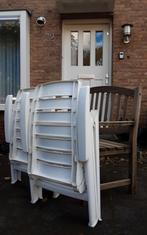 Hardhouten tuinbank teakhout bank en 2x hartman standenstoel, Ophalen, Hout