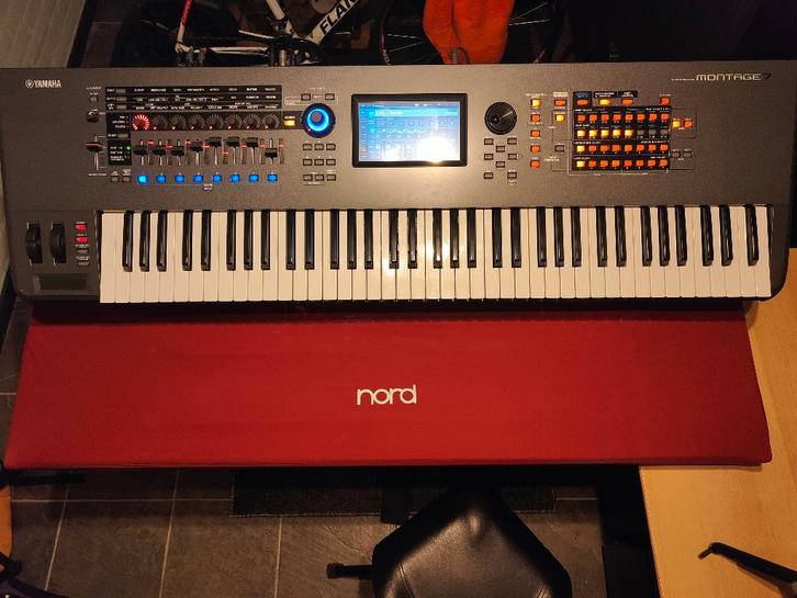 Yamaha Montage 7 Music Workstation - Synthesizer, Muziek en Instrumenten, Synthesizers, Zo goed als nieuw, 76 toetsen, Yamaha