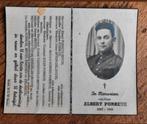 WW2 België Serg.Majoor - Concentratiekamp Nordhausen, Ophalen of Verzenden, Bidprentje