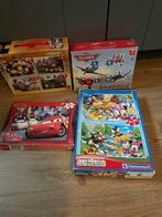 Kinderpuzzels - Disney Cars, Planes, Mickey Mouse, Ophalen of Verzenden, 10 tot 50 stukjes, Gebruikt, 2 tot 4 jaar