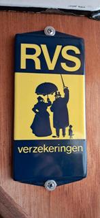 Emaille deurpostje RVS verzekeringen, Verzamelen, Ophalen of Verzenden