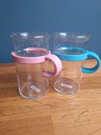 Bodum Theeglazen - Roze & Baby Blauw, Huis en Inrichting, Keuken | Servies, Ophalen of Verzenden, Zo goed als nieuw