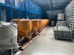 Gaas kratten/ rvs vultanks 500 tot 1250 liter/ 15 tal kubels, Ophalen