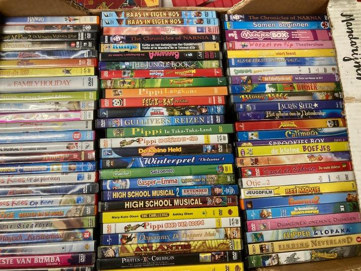 Partij van ruim 350 kinder dvd' s in goede en nette staat, Cd's en Dvd's, Dvd's | Kinderen en Jeugd, Gebruikt, Film, Overige genres
