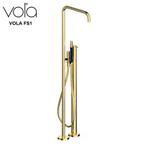 Vola FS1-65 vrijstaande design badmengkraan goud, Doe-het-zelf en Verbouw, Sanitair, Ophalen of Verzenden, Nieuw, Kraan
