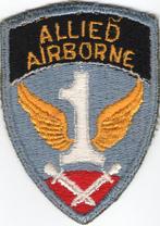US WW2 1st Allied Airborne Badge, Verzenden, Overige soorten, Amerika, Embleem of Badge