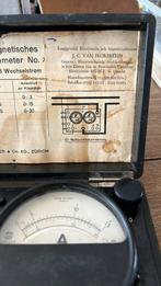 Oude Volt & Ampere meter in bakelieten kistje, Ophalen of Verzenden