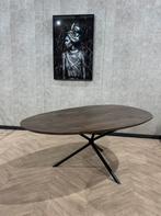 Kleine bruine eiken eettafel Stone  180cm x 110cm *nieuw, Huis en Inrichting, Tafels | Eettafels, 100 tot 150 cm, Eikenhout, Ophalen of Verzenden