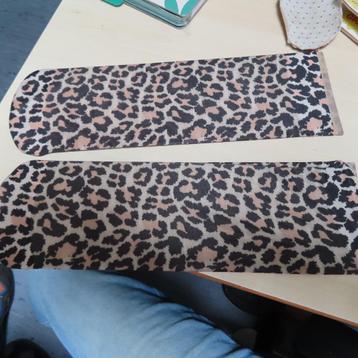 2 paar dunne pantysokjes met panterprint one size beschikbaar voor biedingen