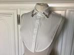 Kraagje/onderblouse/wit/strassteentjes/39cm halsmaat/NIEUW!!, Ophalen of Verzenden, Nieuw