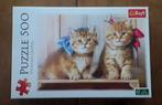 Legpuzzel met poesjes - kittens - katjes - poezen , Ophalen of Verzenden, Minder dan 500 stukjes, Zo goed als nieuw, Legpuzzel