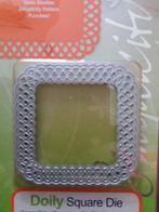 Vierkante Doily mal 9cm., Ophalen of Verzenden, Zo goed als nieuw, Fantasie, Pons of Mal
