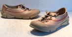 Ecco Comfort dames schoenen instappers grijs / beige 38, Ecco, Overige kleuren, Instappers, Ophalen of Verzenden