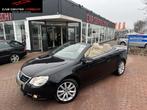 Volkswagen Eos 2.0-16v FSI | leder | airco | 6 versnellingen, Gebruikt, 4 cilinders, 4 stoelen, Zwart
