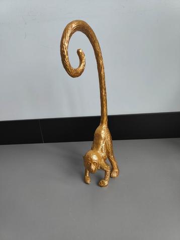 Gouden aap decoratie / woondecoratie  beschikbaar voor biedingen