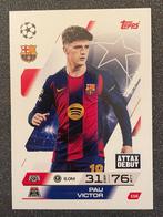Topps MA 25/26    ATTAX DEBUT    PAU VICTOR    FC BARCELONA, Verzenden, Zo goed als nieuw, Plaatje