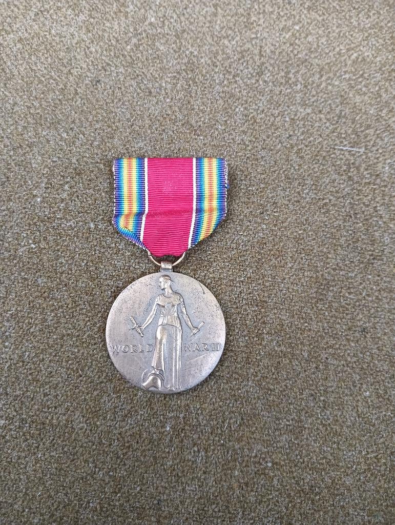 US ww2 Victory medal, Verzenden, Landmacht, Amerika, Lintje, Medaille of Wings