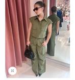 Nieuwe co-ord set combi set
Blouse + broek
Blouse is maat M, Kleding | Dames, Ophalen of Verzenden, Nieuw, Groen