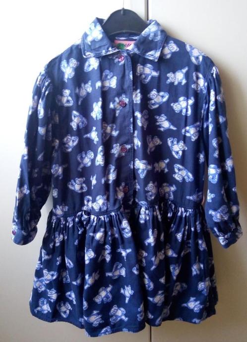 Jurkje / Jurk met Beertjes Dessin, Kinderen en Baby's, Kinderkleding | Maat 116, Gebruikt, Meisje, Jurk of Rok, Verzenden