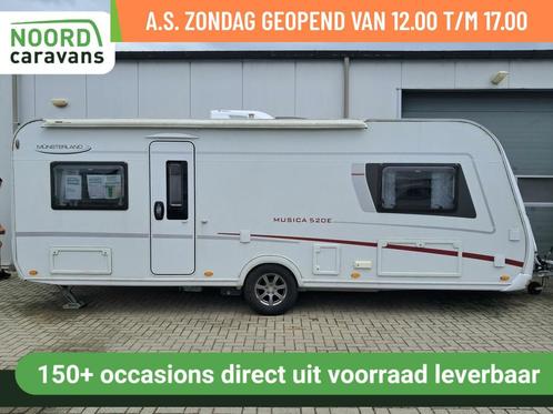 LMC MUSICA 520 E MOVER + ZAKLUIFEL +AIRCO + ENKELE BEDDEN, Caravans en Kamperen, Caravans, Bedrijf, tot en met 4, 1250 - 1500 kg