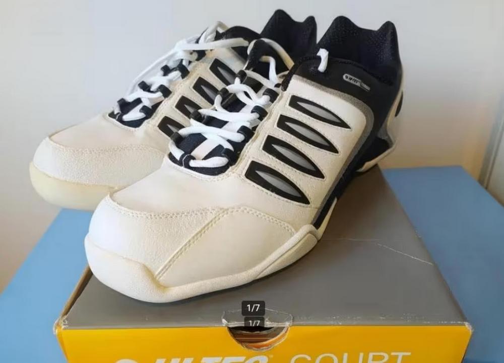 Hi-tec sigma carpet tennis schoenen hi tec maat 44,5 nieuw, Overige merken, L00, Schoenen, Nieuw