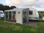Zakluifel fiamma blauw met tent isabella, Caravans en Kamperen, Caravan accessoires, Ophalen, Zo goed als nieuw