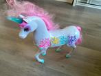 Barbie eenhoorn met licht en geluid, Ophalen of Verzenden, Gebruikt, Overige typen