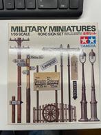 Bouwdoos 1:35 Tamiya 35067 Road sign set (incompleet), Ophalen of Verzenden, Gebruikt, 1:35 tot 1:50, Diorama