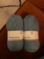 Lichtblauwe Bollen Wol - Zeeman Royal Shine, Hobby en Vrije tijd, Breien en Haken, Ophalen, Nieuw, Breien of Haken, Wol of Garen