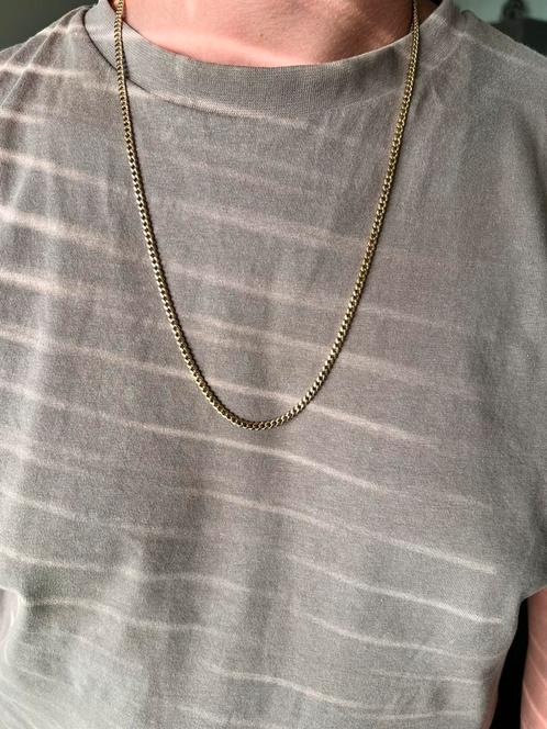 14 Karaat Gouden Ketting Heren 20.29 gram, Sieraden, Tassen en Uiterlijk, Kettingen, Zo goed als nieuw, Goud, Goud, Ophalen of Verzenden