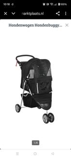 Pawhut hondenbuggy zwart max 10 kg, Ophalen of Verzenden, Nieuw