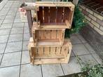 Houten kratten krukjes, bakjes, rekjes enz, Ophalen of Verzenden, Nieuw, Hout