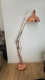 Vloerlamp jipp rosé kopet verstelbaar, Huis en Inrichting, Lampen | Vloerlampen, New classic, Zo goed als nieuw, Metaal, Verzenden