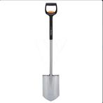 Fiskars telescopische tuinspade, spits, Ophalen of Verzenden, Zo goed als nieuw, Spade, Fiskars