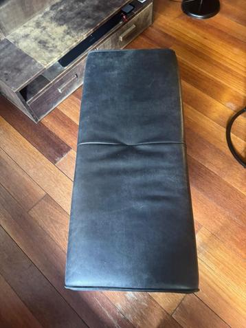 Leren Bijzetbankje - 100cm Breed beschikbaar voor biedingen